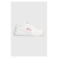 Sneakers boty Just Cavalli bílá barva, 75RA3SB3 ZP279 003