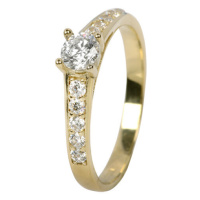 Brilio Dámský prsten s krystaly 229 001 00668 55 mm