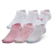 Under Armour Essential No Show 6pk 1382611-697 - pink -47