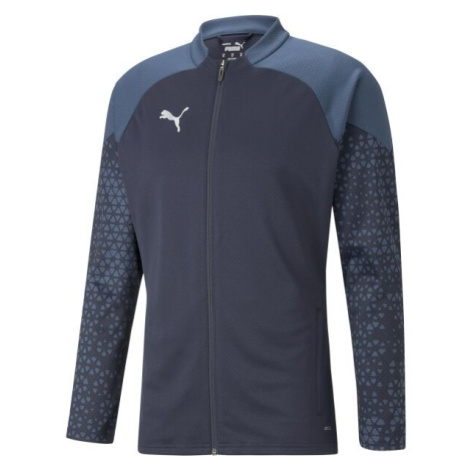 Puma TEAMCUP TRAINING JACKET Pánská fotbalová bunda, tmavě modrá, velikost