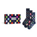 Ponožky Happy Socks Gift Box Navy 3-pack tmavomodrá barva