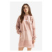 Bavlněné šaty Ellesse Triphala Dress růžová barva, mini, oversize, SGM13152-PINK