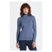 ROLÁK GANT STRETCH COTTON CABLE TURTLE NECK modrá