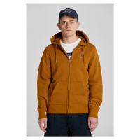 MIKINA GANT REG SHIELD FULL ZIP HOODIE hnědá