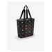 Černá puntíkovaná termo nákupní taška Reisenthel Thermoshopper Dots