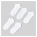Sinsay - Sada 5 párů ponožek s vysokým podílem bavlny - Bílá