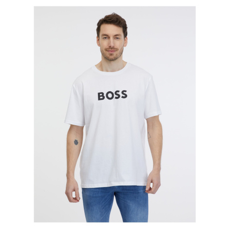 Bílé pánské tričko BOSS Hugo Boss