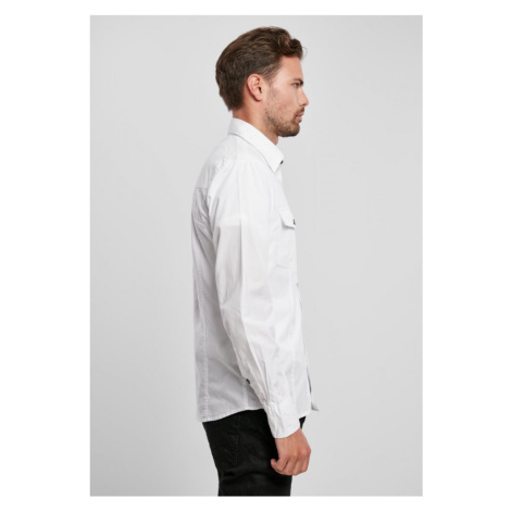 Pánská košile Brandit Slim Worker Shirt - bílá