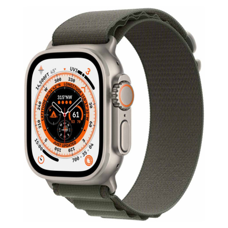 Apple Apple Watch Ultra Cellular 49mm Titan, Green Alpine, M