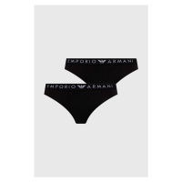 Kalhotky Emporio Armani Underwear 2-pack černá barva, 163334 4F227