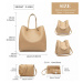 Béžový praktický dámský kabelkový set 4v1 Pammy Lulu Bags