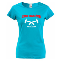 ♥ Hasičské tričko Jsem hasička, ne princezna - skvělý a netradiční dárek