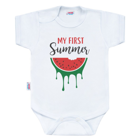 Body s potiskem New Baby My first Summer