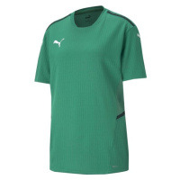 Puma TEAMCUP JERSEY TEE Pánské fotbalové triko, zelená, velikost