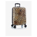 Sada tří vzorovaných cestovních kufrů v hnědé barvě Heys Brown Leopard S,M,L