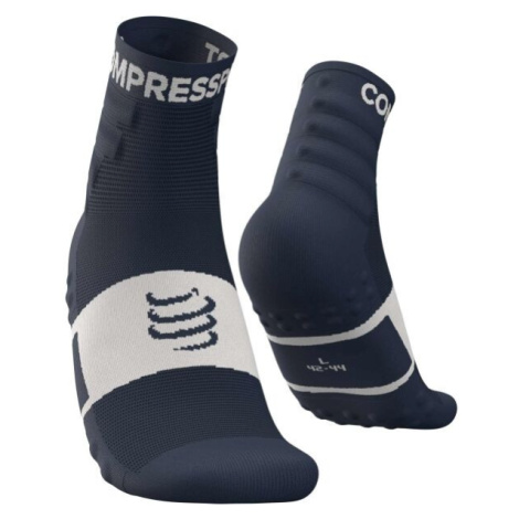 Compressport TRAINING SOCKS 2-PACK Sportovní ponožky, tmavě modrá, velikost