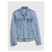 GAP Džínová bunda icon denim jacket Modrá