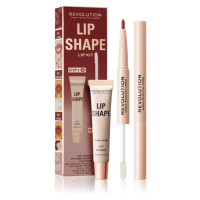 Makeup Revolution Lip Shape Kit sada na rty odstín Warm Nude 1 ks