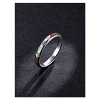 Originální prsten s barevnými tlapkami