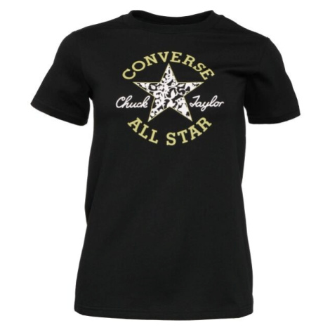 Converse CHUCK PATCH INFILL Dámské tričko, černá, velikost