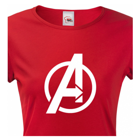 Dámské tričko s populárním motivem Avengers BezvaTriko