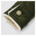 Pánská bunda z bavlny s kapsami a vlněnou podšívkou