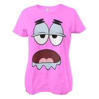 SpongeBob Squarepants tričko, Patrick Big Face Pink, dámské