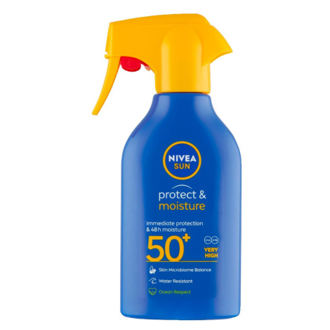 Nivea SUN Hydratační sprej na opalování OF50+ 270 ml