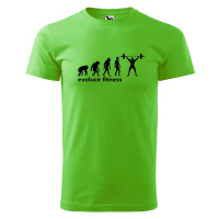 DOBRÝ TRIKO Pánské tričko s potiskem Evoluce fitness