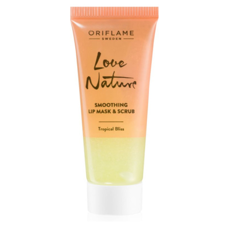 Oriflame Love Nature Tropical Bliss peeling a maska na rty 15 ml