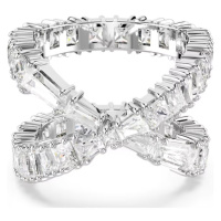 Swarovski Třpytivý prsten s krystaly Hyperbola 5677631