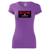 DOBRÝ TRIKO Vtipné dámské tričko s potiskem NETFLINK