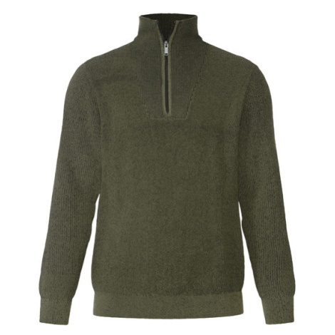 LIVERGY® Pánský pletený svetr (olivová)