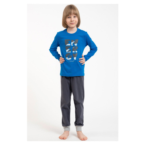 Chlapecké pyžamo Italian Fashion Vojtěch - Energy Modro-šedá