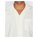 Knowledge Cotton Box Short Sleeve Seersucker Shirt 1387 Egret