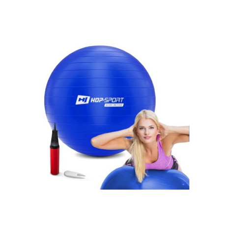 Gymnastický míč fitness 70cm s pumpou - modrý Hop-sport