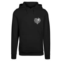 Pánská mikina Heart Cage Hoody černá