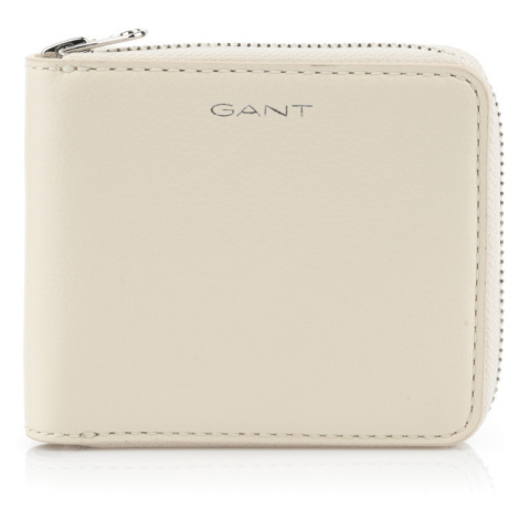 PENĚŽENKA GANT LEATHER ZIP WALLET bílá