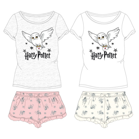 Harry Poter - licence Dívčí pyžamo - Harry Potter 5204410, bílá / smetanová Barva: Bílá