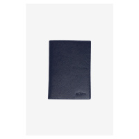AC&Co / Altınyıldız Classics Men's Special Gift Boxed Navy Blue Faux Leather Handmade Passport H