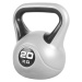 Gorilla Sports Kettlebell činka, vinylová, černá, 20 kg