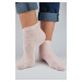 Dámské ponožky Noviti ST022 s třpytivými nitkami Růžová