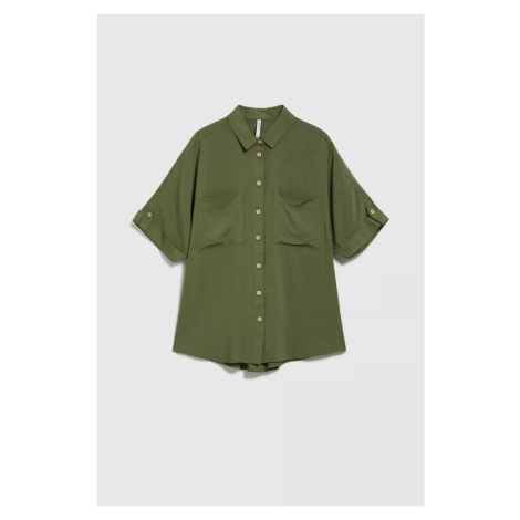Zelená dámská košile Moodo