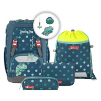 Školní batoh pro prvňáčky – 5dílný set, Step by Step GRADE Tropical Chameleon