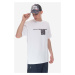 Bavlněné tričko Wood Wood Haider Texture T-shirt 12245706-2106 ANTHRACITE bílá barva, s potiskem
