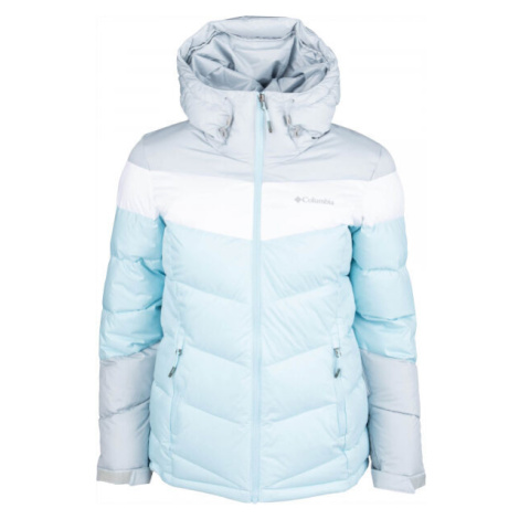 Columbia ABBOTT PEAK INSULATED JACKET Dámská zateplená lyžařská bunda, světle modrá, velikost