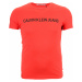 Pánské červené tričko s nápisem Calvin Klein Jeans