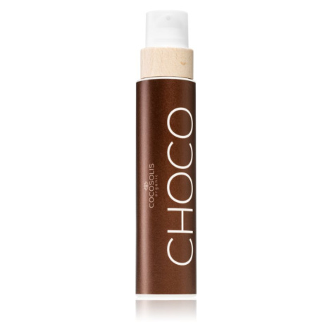 COCOSOLIS CHOCO pečující a opalovací olej bez ochranného faktoru s vůní Chocolate 200 ml