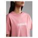Růžové dámské tričko NAPAPIJRI