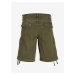 Khaki pánské cargo kraťasy Jack & Jones Cole